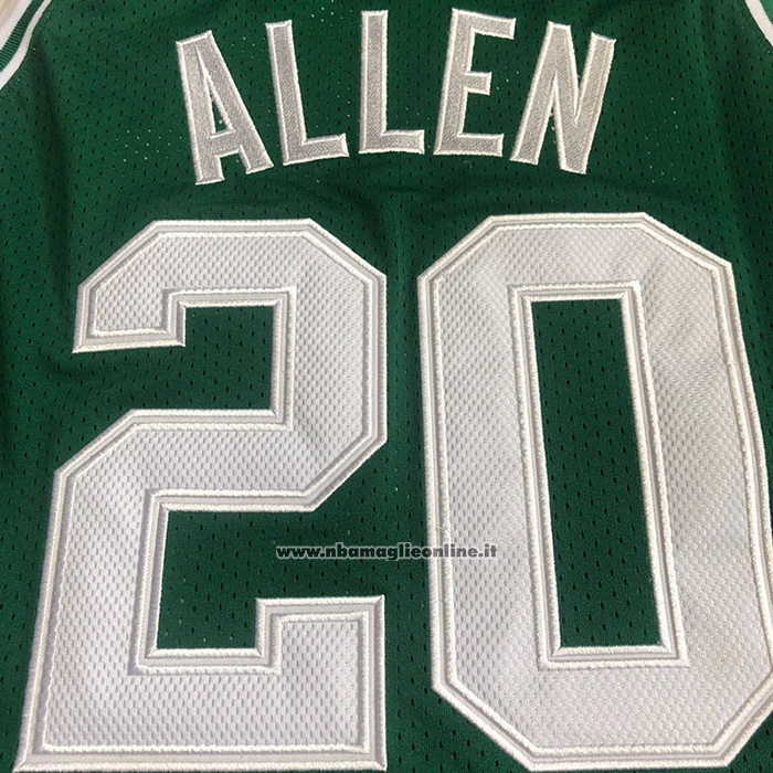 Maglia Boston Celtics Ray Allen #20 Mitchell & Ness 1996-97 Verde